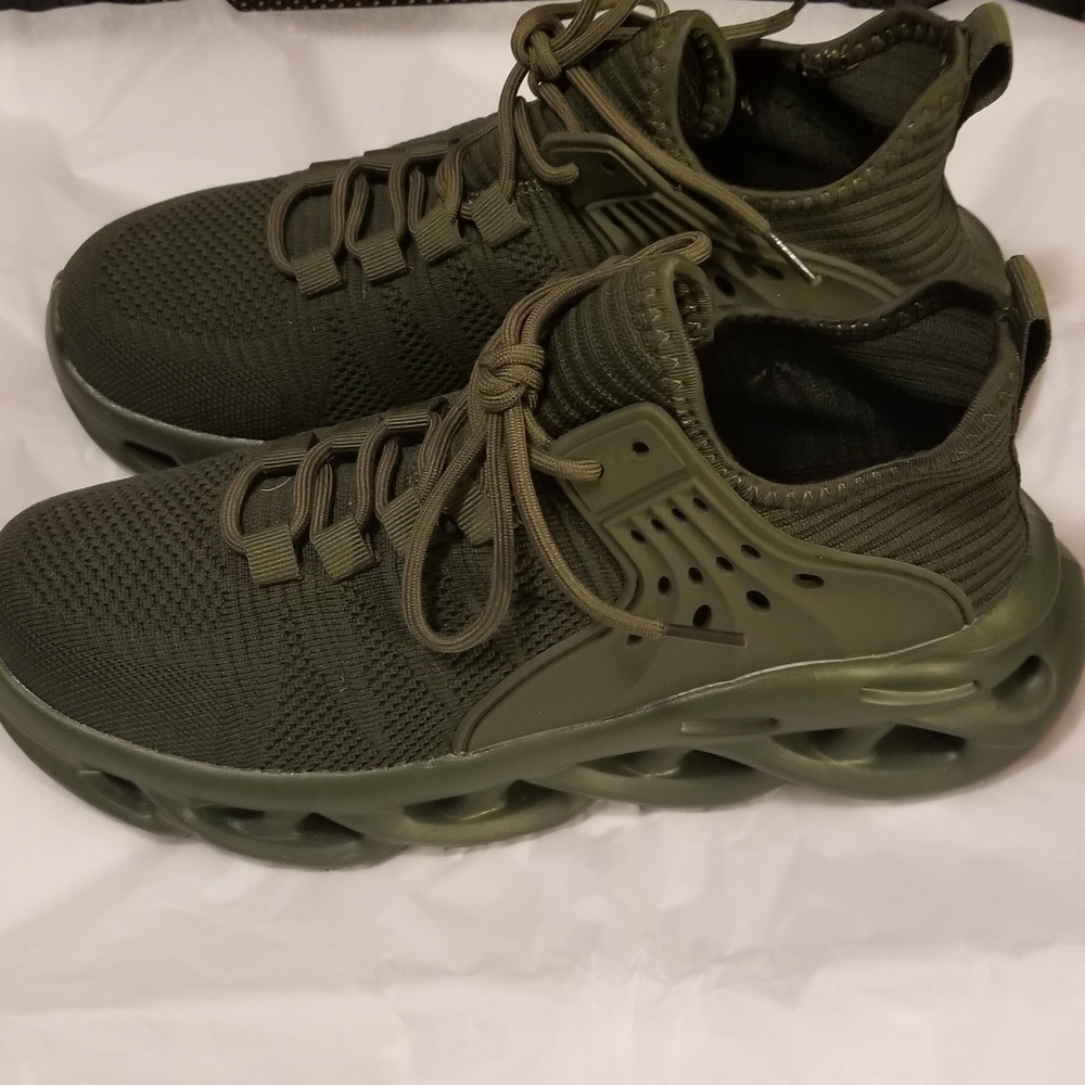 Army Green Athletic Shoes